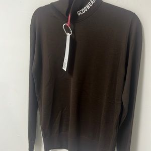 GCDS brown turtleneck